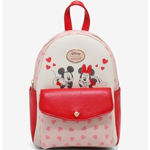 Her Universe Disney Mickey & Minnie Valentine's Mini Backpack